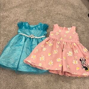 Disney girls size 4 and 4T dresses